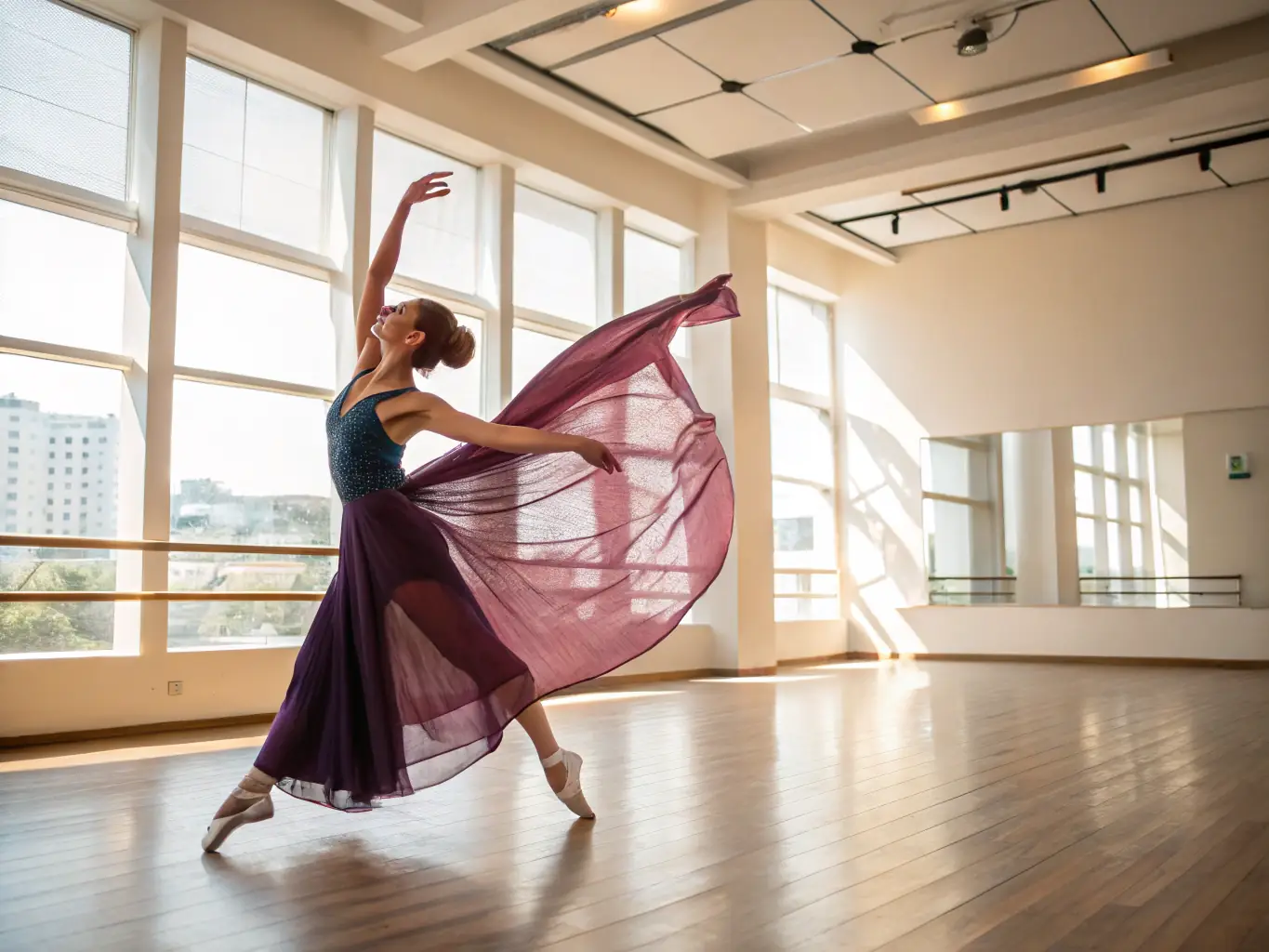 A picture of a participant confidently performing a dance routine, highlighting personal development and the sense of accomplishment gained through Z'DANSE's programs.